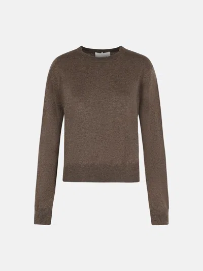 Lisa Yang Brown Greer Mid-weight Cashmere Sweater