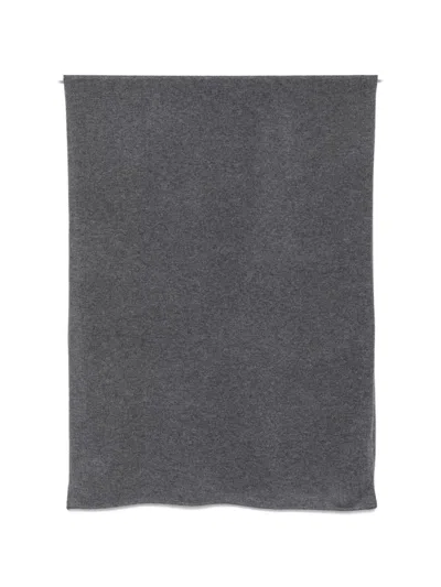 Lisa Yang Grey Cashmere Scarf In Gray