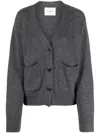 Lisa Yang Danni Cashmere Cardigan In Graphite