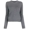 Lisa Yang Mable Cashmere Crewneck Sweater In Gray