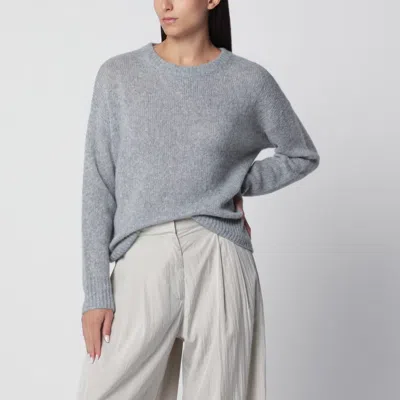 Lisa Yang Grey Lova Cashmere And Silk Sweater In Gray