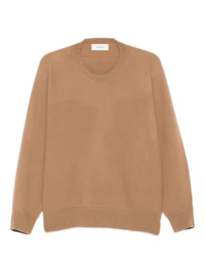 Lisa Yang Haily Crew-neck Sweater In Brown