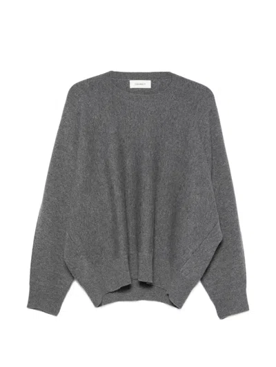 Lisa Yang Haily Short-sleeve Sweater In Gray