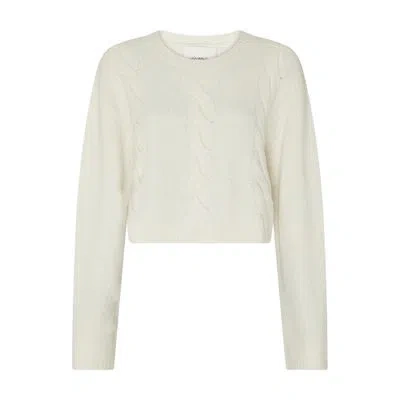 Lisa Yang Hannah Cashmere Sweater In White