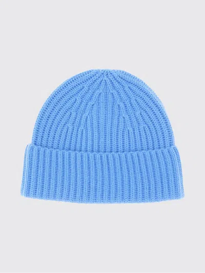 Lisa Yang Light Blue Martigny Ribbed Cashmere Hat