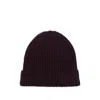 Lisa Yang Ribbed Cashmere Beanie In Brown