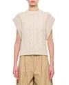 Lisa Yang Hayley Cashmere Vest In White