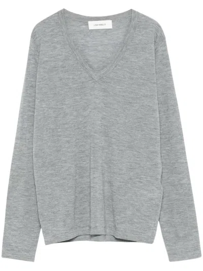 Lisa Yang Heather Grey Cashmere Jane Cardigan