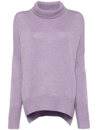 Lisa Yang Heidi Cashmere Jumper In Purple