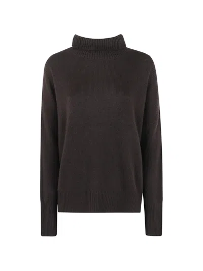 Lisa Yang Heidi Cashmere Roll-neck Sweater In 브라운