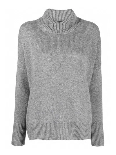 Lisa Yang Heidi Cashmere Turtle-neck Jumper In Light Grey