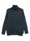 Lisa Yang Heidi Cashmere Turtle-neck Sweater In Blue