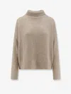Lisa Yang Heidi Cashmere Turtleneck In Neutral
