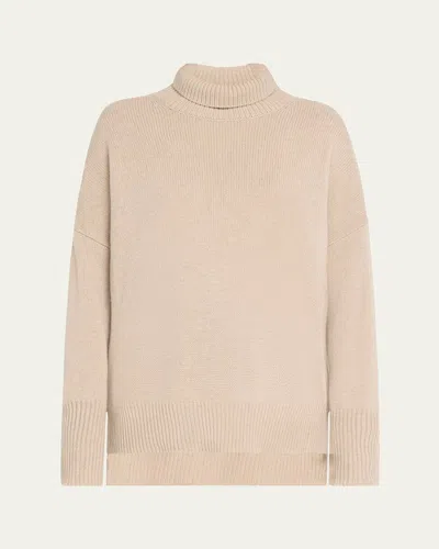 Lisa Yang Heidi Cashmere Turtleneck Sweater In Cream