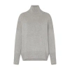 Lisa Yang Heidi Cashmere Turtleneck Sweater In Grey