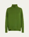 Lisa Yang Green Therese Turtleneck In Matcha