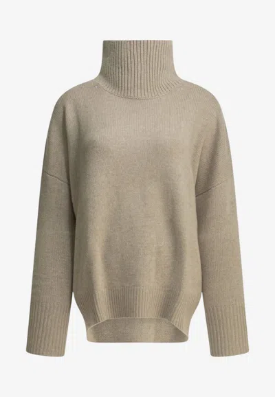 Lisa Yang Heidi Cashmere Turtleneck Sweater In Neutral