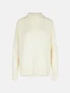 Lisa Yang 'heidi' Cream Cashmere Sweater In White