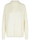 Lisa Yang 'heidi' Cream Cashmere Sweater In White