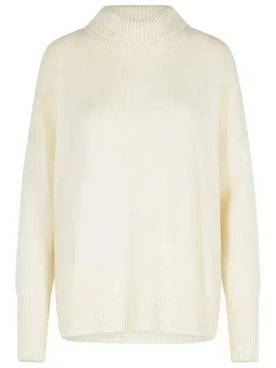 Lisa Yang 'heidi' Cream Cashmere Sweater In White