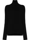 Lisa Yang Heidi Cashmere Turtleneck Sweater In Black