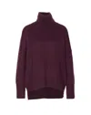 Lisa Yang Heidi Cashmere Turtle-neck Sweater In Purple
