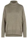 Lisa Yang 'heidi' Truffle Cashmere Sweater In Green