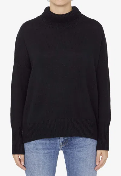 Lisa Yang Heidi Turtleneck Sweater In Black