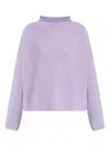 Lisa Yang High-neck Jumper In Purple