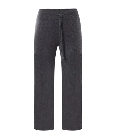 Lisa Yang High-rise Cashmere Trousers In Gray