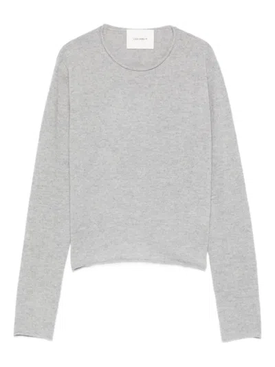 Lisa Yang Ida Crew-neck Sweater In Gray