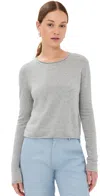 Lisa Yang Ida Sweater Dove Grey In Dove Grey