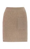 Lisa Yang Imogen Cashmere Mini Skirt In Neutral