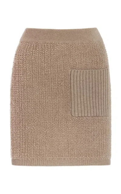 Lisa Yang Imogen Cashmere Mini Skirt In Neutral
