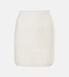 Lisa Yang Imogen Knitted Cashmere Miniskirt In White