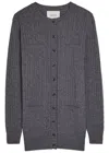 Lisa Yang Inda Cable-knit Cashmere Cardigan In Gray