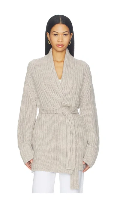 Lisa Yang Jacqueline Cardigan In Gray