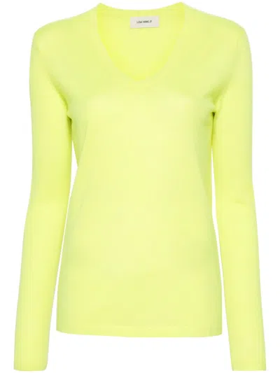 Lisa Yang Jane Fine-knit Jumper In Yellow