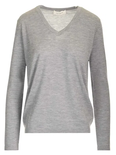 Lisa Yang Jane Sweater In Grey