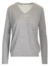 Lisa Yang Jane Sweater In Grey