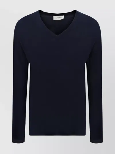 Lisa Yang Jane V-neck Ribbed Sweater In Multi