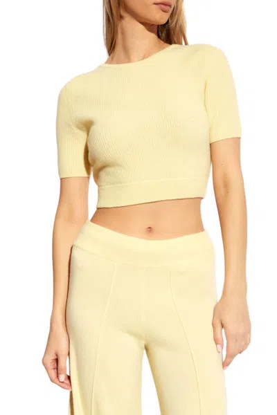 Lisa Yang Josefina Top In Lemon Sorbet In Multi