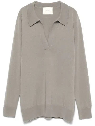 Lisa Yang Josefine Sweater Clothing In Pe Pebble