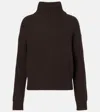 Lisa Yang Julina Cashmere Turtleneck Sweater In Brown