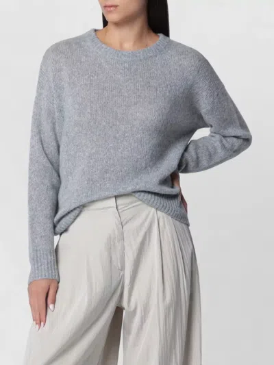 Lisa Yang Grey Lova Cashmere And Silk Sweater In Gray