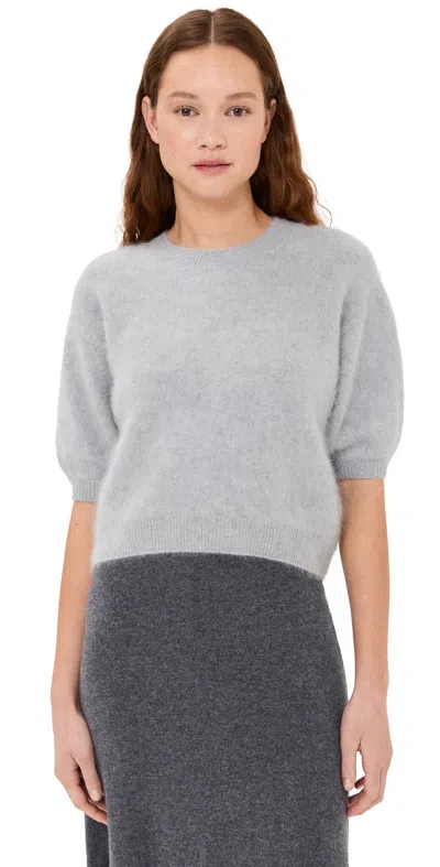 Lisa Yang Juniper Cashmere Sweater Cloudy Brushed