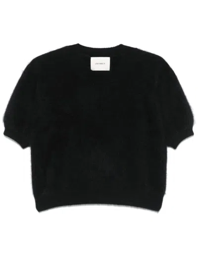 Lisa Yang Juniper Knitted Top In Black