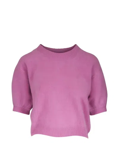 Lisa Yang Juniper Puff-sleeve T-shirt In Pink
