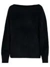 Lisa Yang Kamila Black Cashmere Sweater In Black