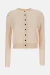 Lisa Yang Buttoned Cardigan In Neutral